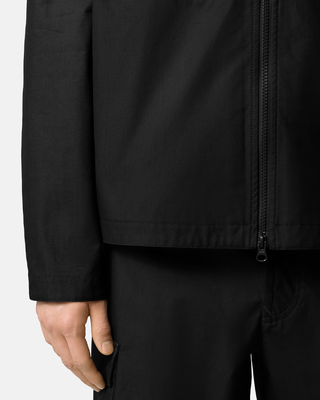 Stone Island 1200011 Cotton Overshirt Ghost Black