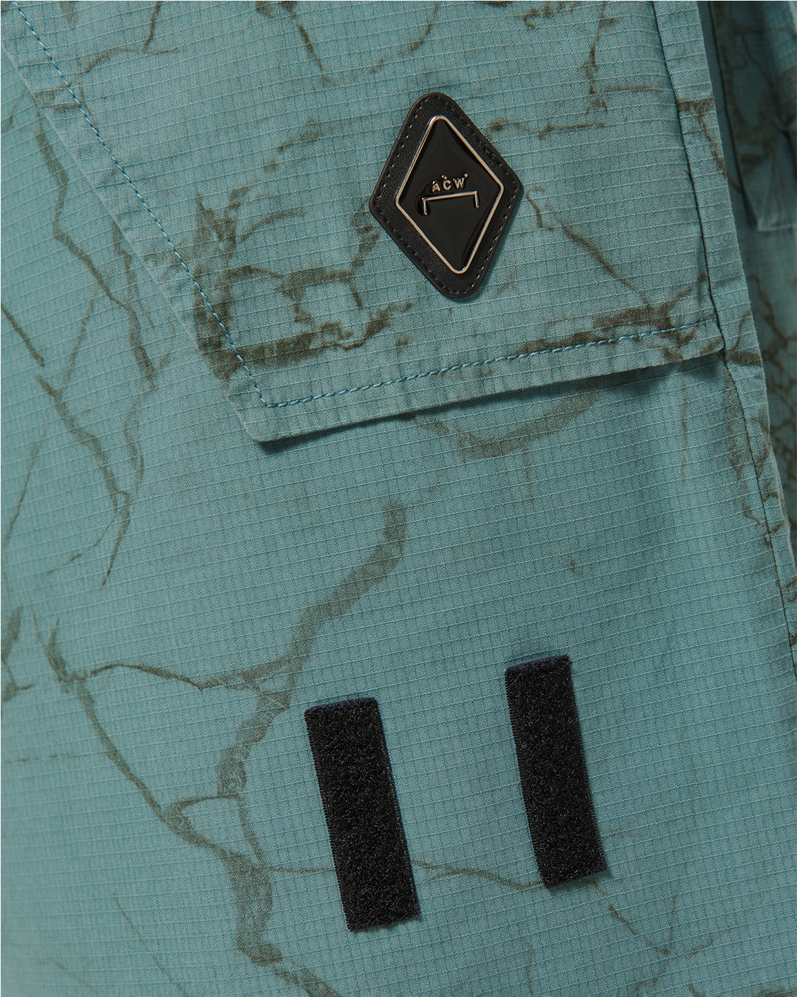 A-Cold-Wall SS24 Overlay Cargo Short Faded Teal