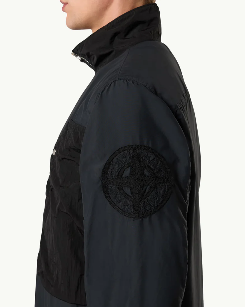 Stone Island 108M4 Techno Fabric Jacket Black