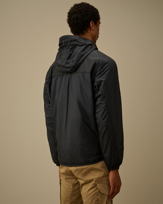 C.P. Company Nada Shield Packable Primaloft® Evolve Hooded Lens Jacket Black 20CMOW070A110467W