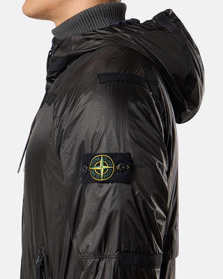 Stone Island Q100008 Ripstop Light HT Nylon Jacket Lead Grey