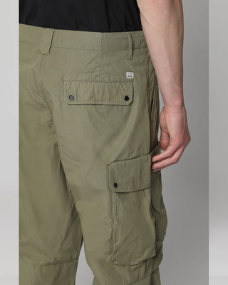 C.P. Company Multi-Pocket Cotton Trousers Green