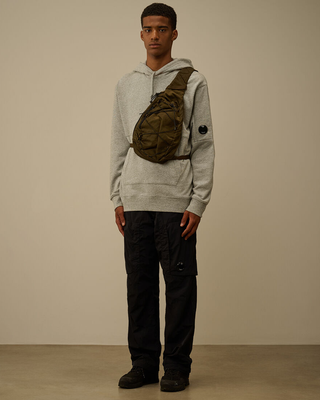 C.P. Company Diagonal Raised Hoodie Grey RCCMSS714A005086W