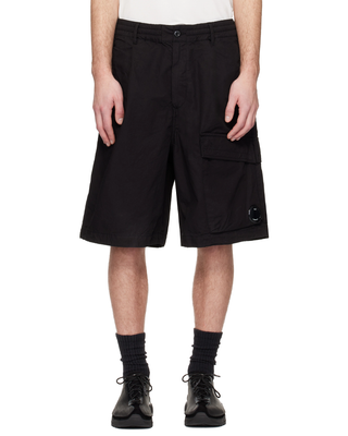 C.P. Company Micro-Reps Boxy Lens Shorts Black 20CMBE127A110325G