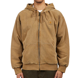 Carhartt WIP Hooded Vista Zip Jacket Garment Dyed Buffalo