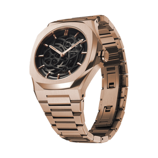 D1 Milano Skeleton Bracelet 41.5 mm Rose Gold SKBJ12