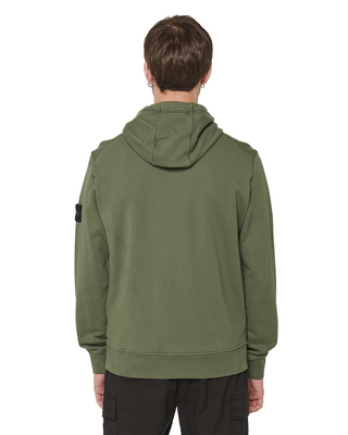 Stone Island 64151 Logo Hoodie Green