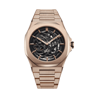 D1 Milano Skeleton Bracelet 41.5 mm Rose Gold SKBJ12