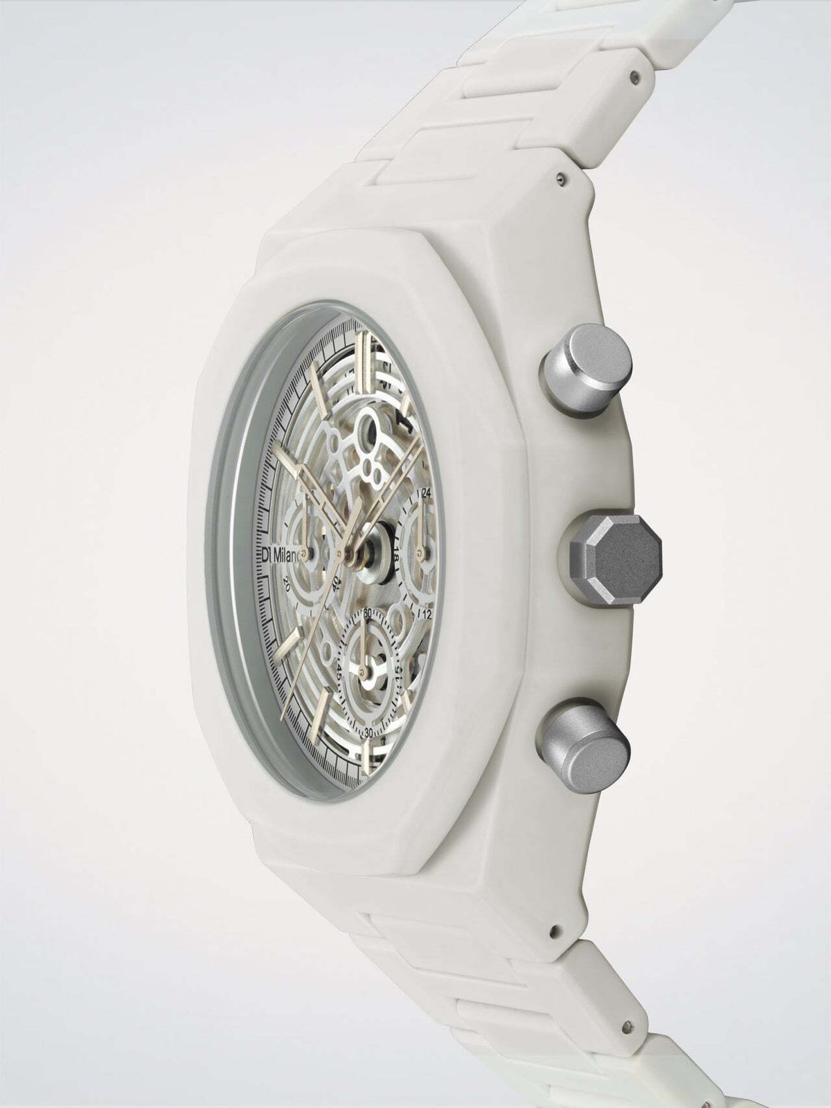 D1 Milano Polychrono Bracelet 40.5 mm Model L Light Grey PHBJ11