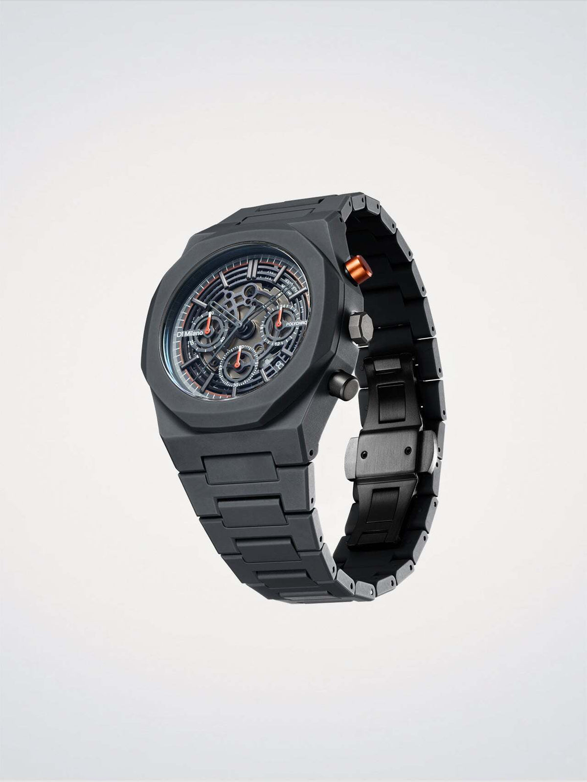 D1 Milano Polychrono Bracelet 40.5 mm Model K Dark Grey PHBJ10