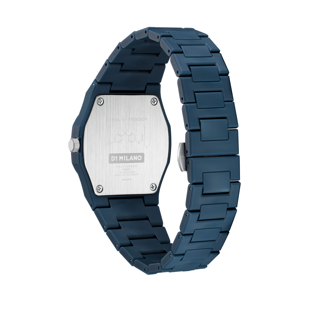 D1 Milano Polycarbon Bracelet 37 mm Blue_01 PCBU09