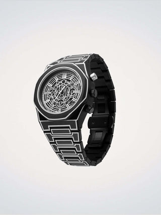 D1 Milano Polychrono Bracelet 40.5 mm Black Sketch PHBJ14