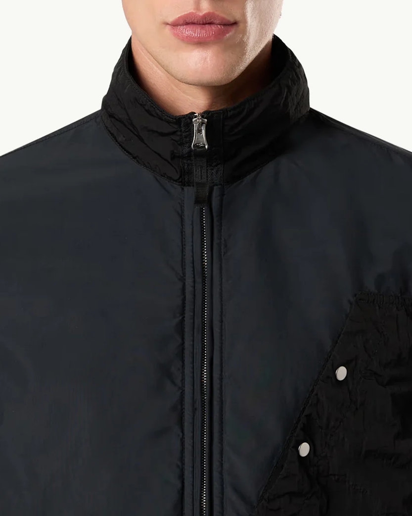 Stone Island 108M4 Techno Fabric Jacket Black