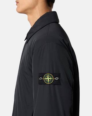 Stone Island 7100007 MICRO TWILL Padded Coat Black