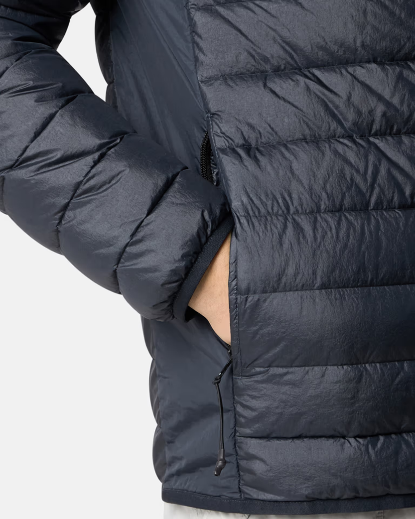 Stone Island 4100403 Loom Woven Chambers Nylon Down TC Jacket Blue