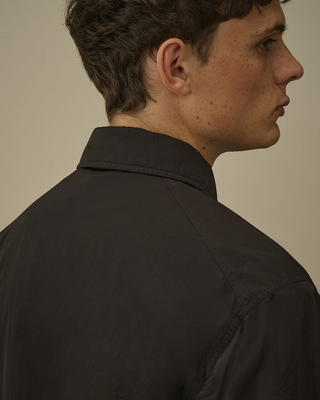 C.P. Company Chrome-R Padded Lens Overshirt Black 20CMOS056A005904G