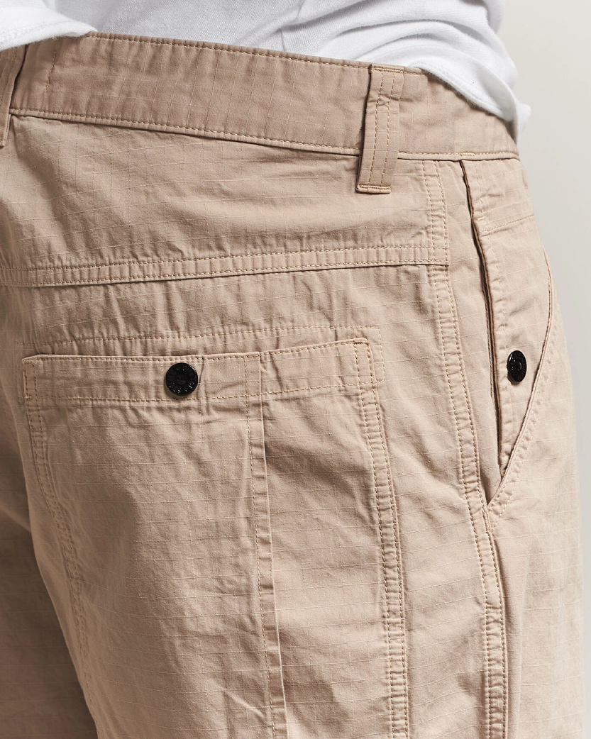 Stone Island 3100008 MERCERISED ORGANIC COTTON RIPSTOP Chino Pants Beige