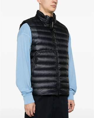 C.P. Company D.D. Shell Lens Down Vest Blue 18CMVE201A006099A