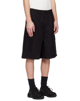 C.P. Company Micro-Reps Boxy Lens Shorts Black 20CMBE127A110325G