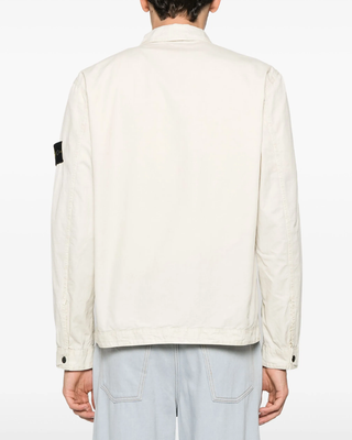 Stone Island 1200032 Zipped Cotton Jacket Sand