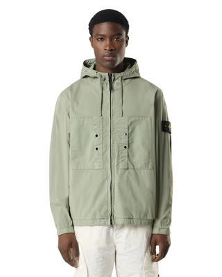 Stone Island 4100091 SUPIMA Cotton Twill Stretch-TC Jacket Sage Green