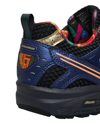 Mizuno MXR Osaka Pack Sneakers Black/Black/Cadmium Orange D1GA2516