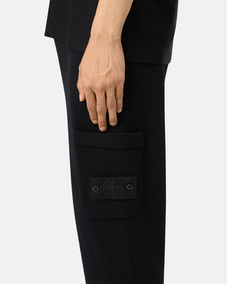 Stone Island 580FA Geelong RWS Wool Ghost Pants Black