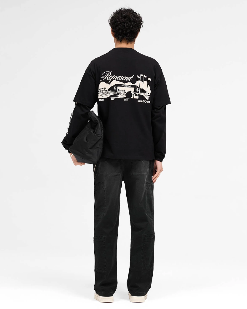Represent Raceway T-Shirt Jet Black MLM41063-01