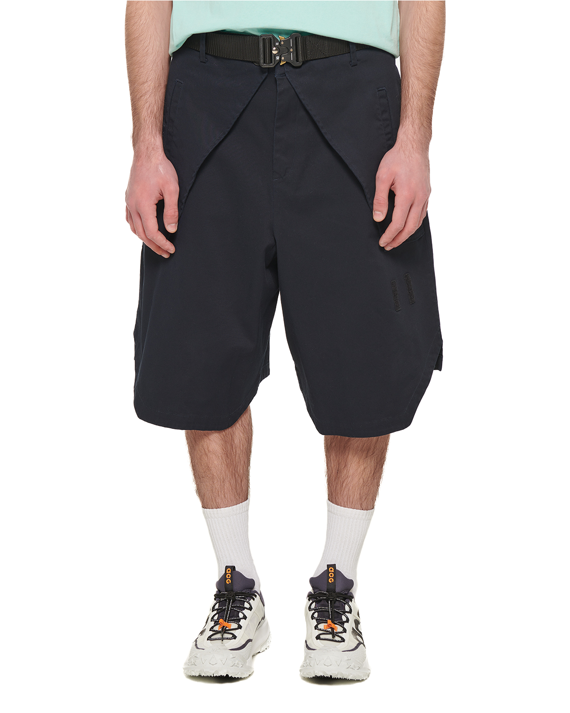 A-Cold-Wall SS24 Overlay Cargo Short Navy