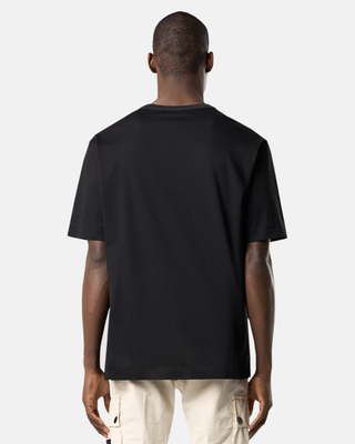 Stone Island 2100038 TEXTURED MERCERIZED COTTON JERSEY T-Shirt Black
