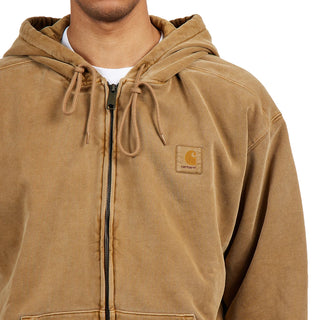 Carhartt WIP Hooded Vista Zip Jacket Garment Dyed Buffalo