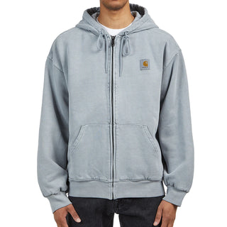 Carhartt WIP Hooded Vista Zip Jacket Garment Dyed Mirror Gray