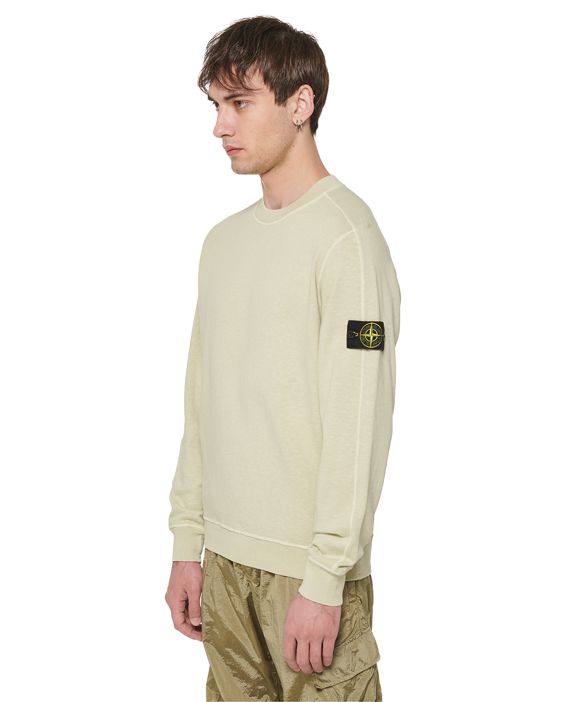 Stone Island 66060 Logo Sweatshirt Mint Green