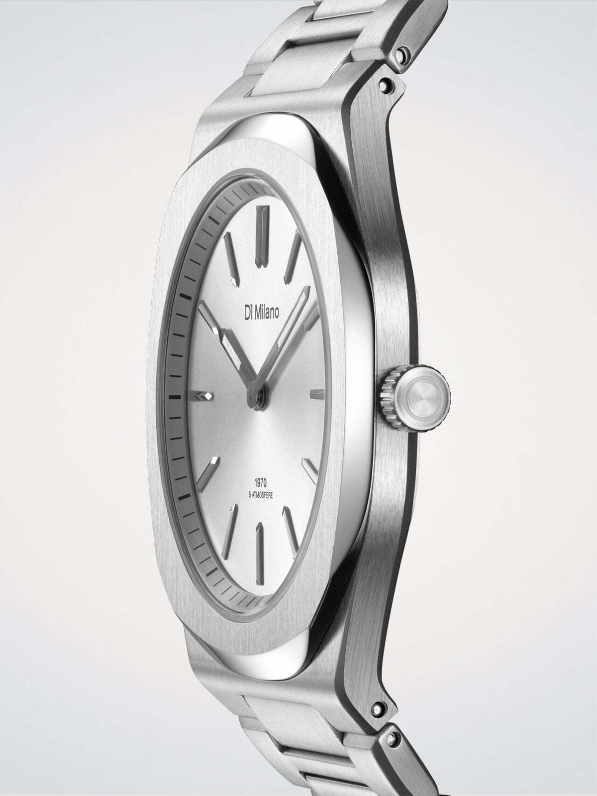 D1 Milano Groovy Silver 39 mm Silver UHBJ02