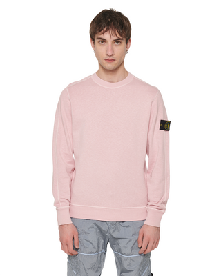 Stone Island 66060 Logo Sweatshirt Pink