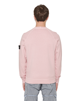 Stone Island 66060 Logo Sweatshirt Pink