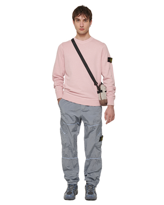 Stone Island 90830 Logo Patch Shoulder Strap Dove Grey