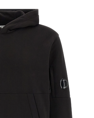 C.P. Company Diagonal Raised Hoodie Black RCCMSS714A005086W