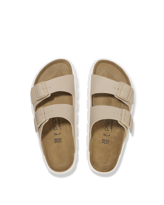 Birkenstock Arizona PAP Chunky Birko-Flor Slides Sandcastle 1029094