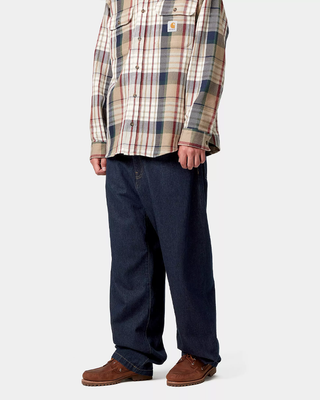 Carhartt WIP Landon Pant Rinsed Robertson Blue