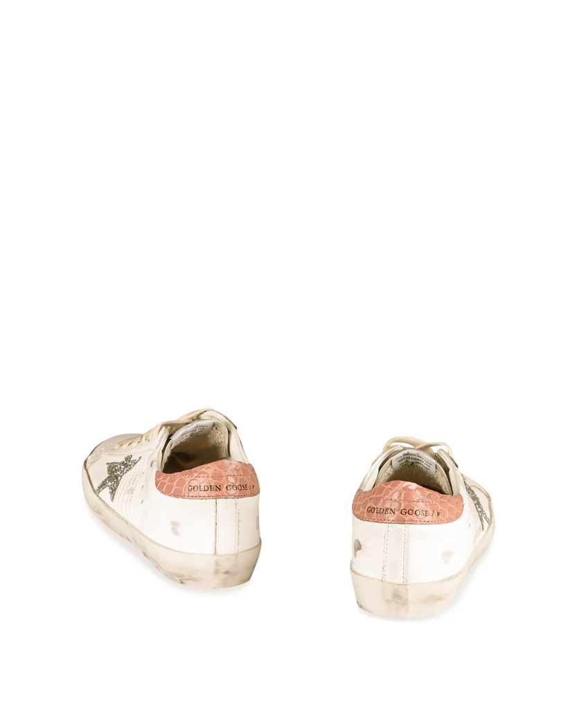 Golden Goose Super-Star Leather Low-Top Sneakers Pink