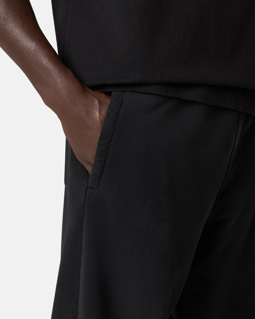 Stone Island 6200004 Brushed Organic Cotton Fleece Pants Black