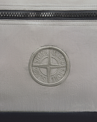 Stone Island 9200008 NYLON METAL IN ECONYL® Padded Laptop Case Pearl Grey