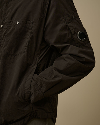 C.P. Company Chrome-R Padded Lens Overshirt Black 20CMOS056A005904G