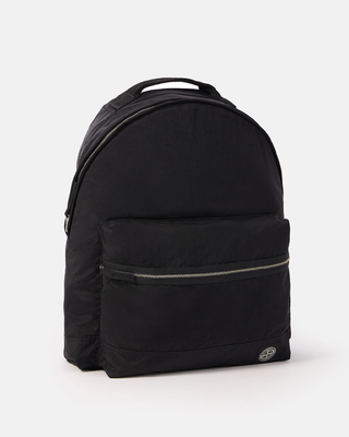 Stone Island 9200014 Coated Nylon Metal Backpack Black