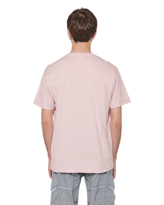 Stone Island 24113 Logo Patch T-shirt Pink