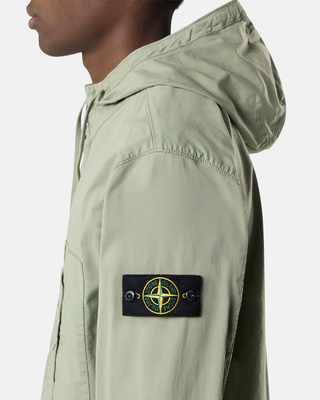 Stone Island 4100091 SUPIMA Cotton Twill Stretch-TC Jacket Sage Green