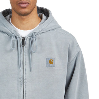 Carhartt WIP Hooded Vista Zip Jacket Garment Dyed Mirror Gray