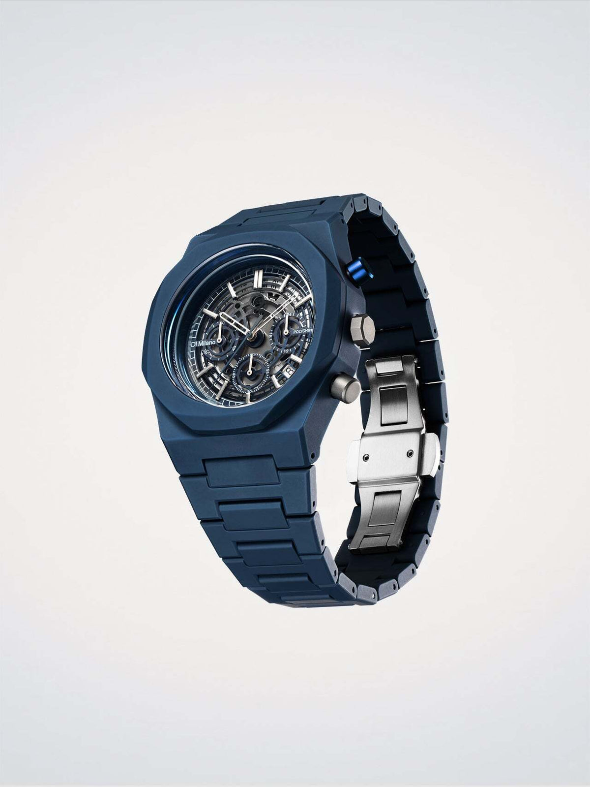 D1 Milano Polychrono Bracelet 40.5 mm Model B Blue PHBJ12