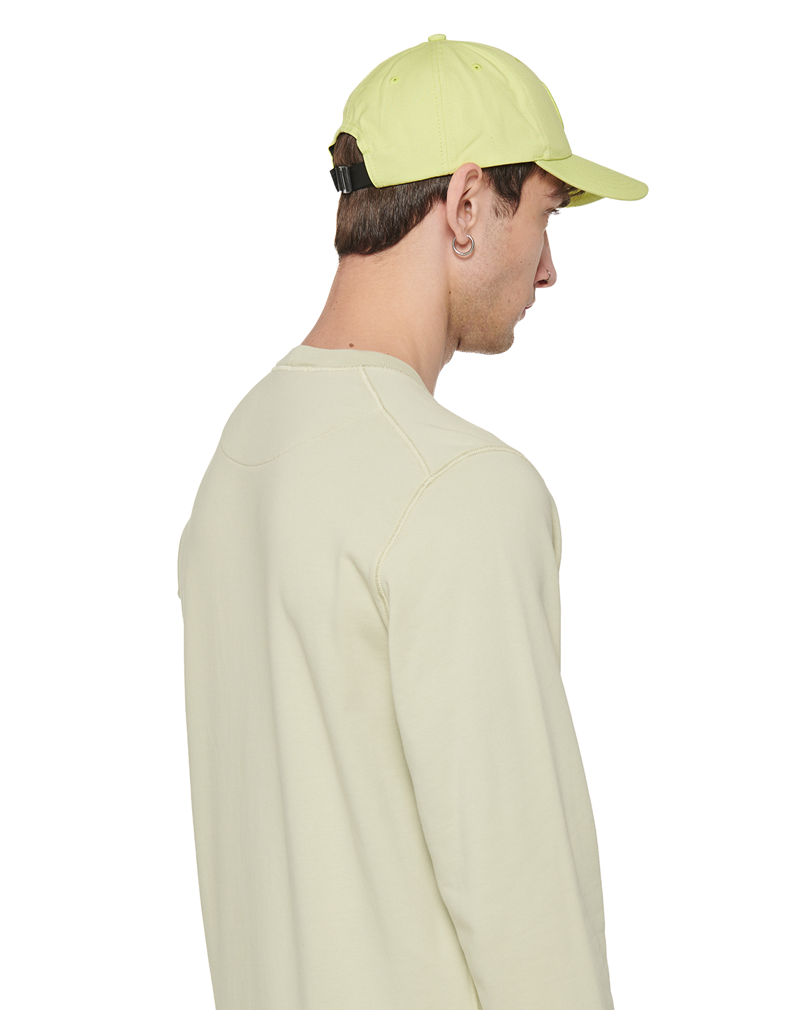 Stone Island 99661 Logo Embroidery Cap Yellow